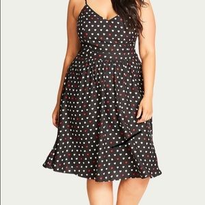 NWT City Chic size 14 Heart Dress